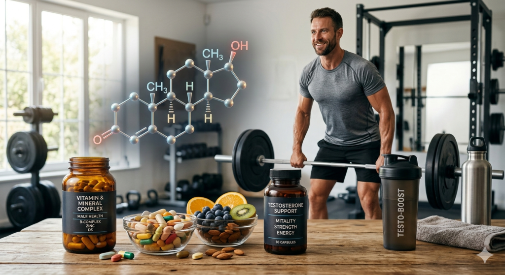 VITAMINAS Y TESTOSTERONA